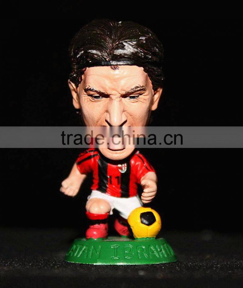 Wholesale Custom Plastic Figure,Famous Scoccer Player Miniature Plastic Action Figure