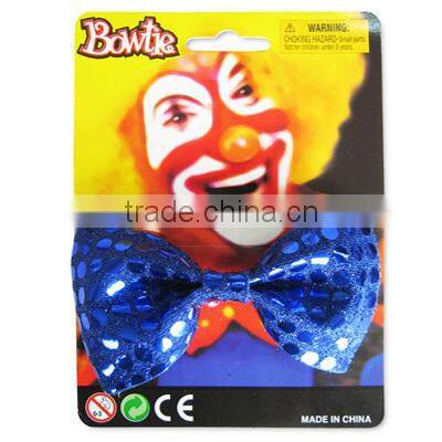 Funny sequin bow tie clown costume accessory