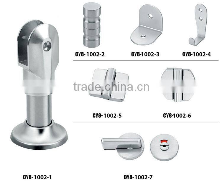 Waterproof 201 / 304 / 316 Stainless Steel Toilet Partition Hardware