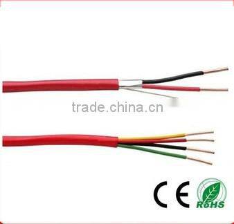 Red Fire security Solid Conductor 2 Core Fire Alarm Cable