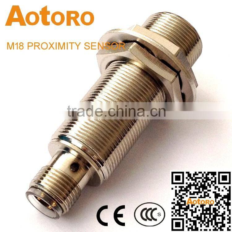 alibaba express china TRC18-5DC M18 connectors proximity sensor machinery