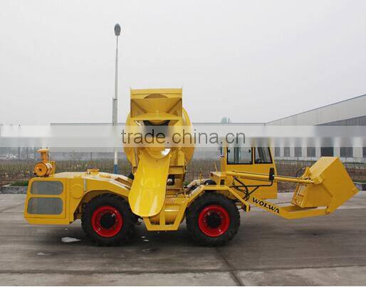 2.5m3 mobile concrete mixer truck with long standing reputation