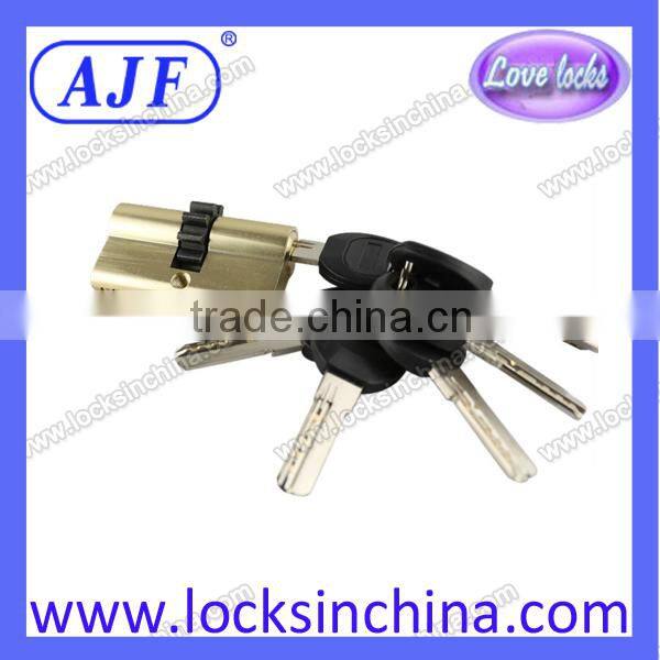 AJF high quality and security manufacturer zinc alloy euro profile cylinder lock