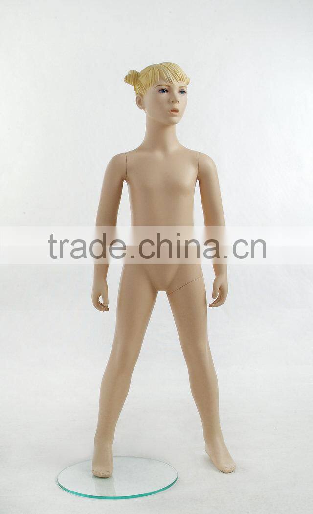 Fiberglass unbreakable girls mannequin