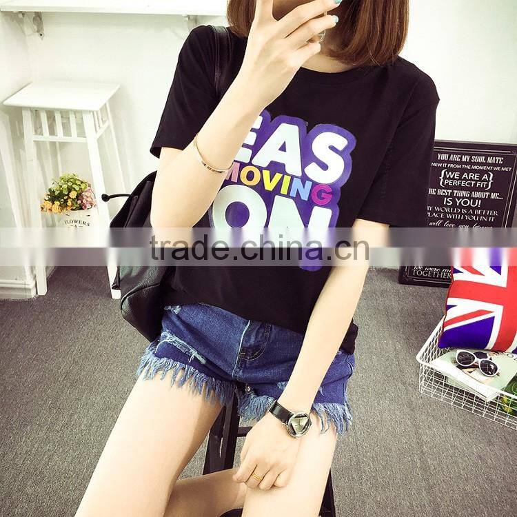 High quality new model women's brand t-shirt for women