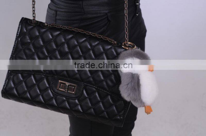 lovely shape pendant/ rex mink fur rabbit toy for decoration and car pendant Shpe Of Copenhagen Keychain