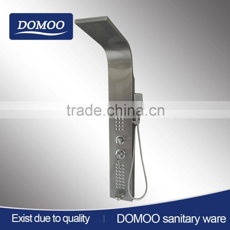 Qingdao Supplier stainless steel shower panel with the shelf