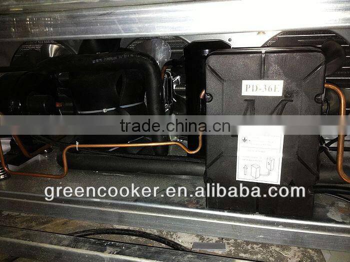 supermarket food display freezer equipment with remote compressor