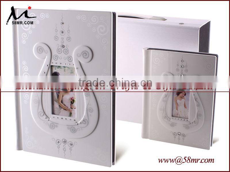 Nice Digital Wedding Photo Album Cover, Leather Acrylic Album Cover Design