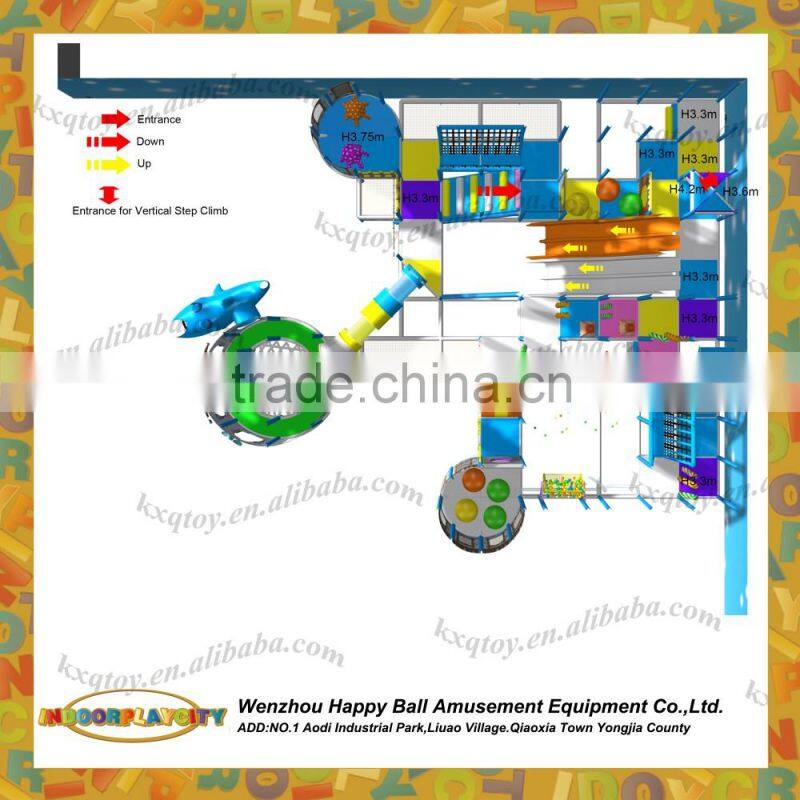 Creative designs!!!2016 Amazing newest design ice and snow Theme Soft Indoor playground