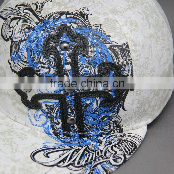 FASHION CUSTOM FLAT EMBROIDERY FASHION FITTED CAP/FLAT BRIM FITTED CAP/FITTED HAT/ SNAPBACK FITTED CAP