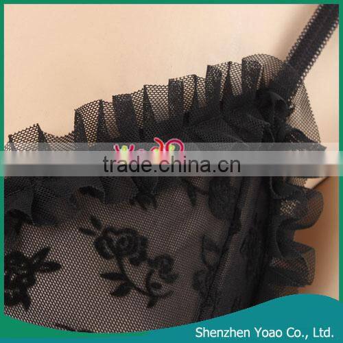 Black Sexy Lingerie Overskirt Underwear For Women