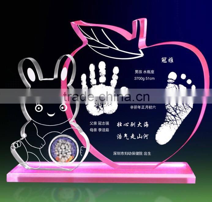 Bestseller customized engraving k9 crystal photo gift on sale