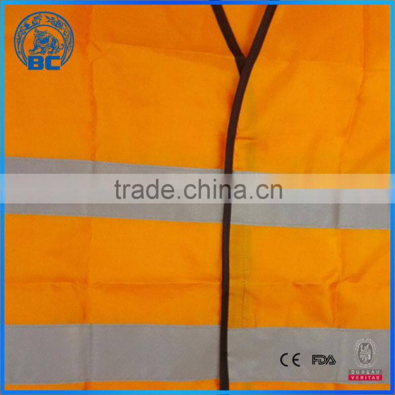 Wholesale Flashing Safety Vest With Pockets High Visibility Reflective Safety Vest