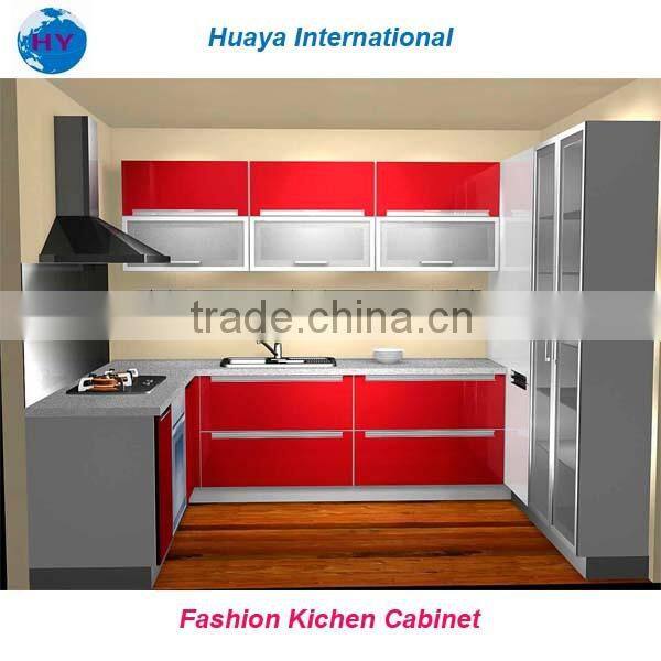 modern style customized metal kitchen cabinet