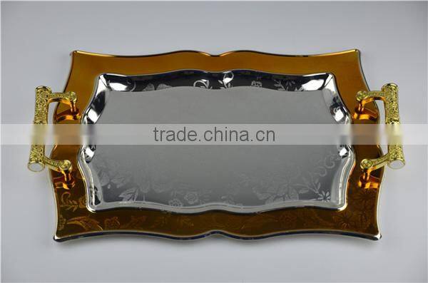 gold charger plates T159