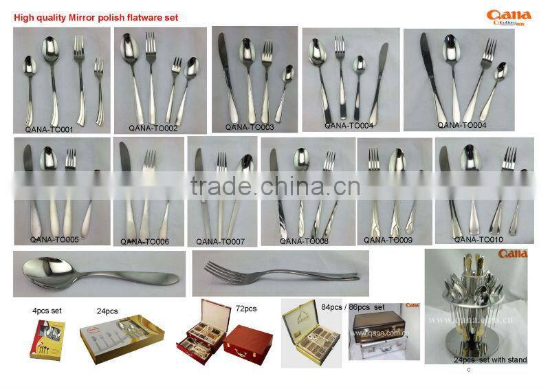 wholesale stainless steel dining flatware, high class restaurant flatware