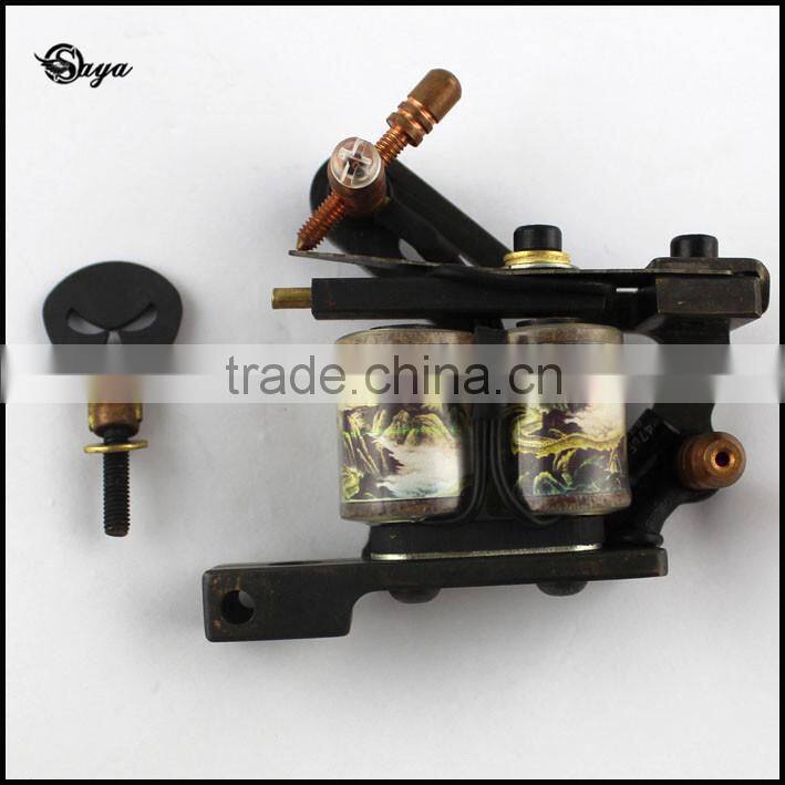 Top Quality Pure Copper Engraved Letter Tattoo Machines