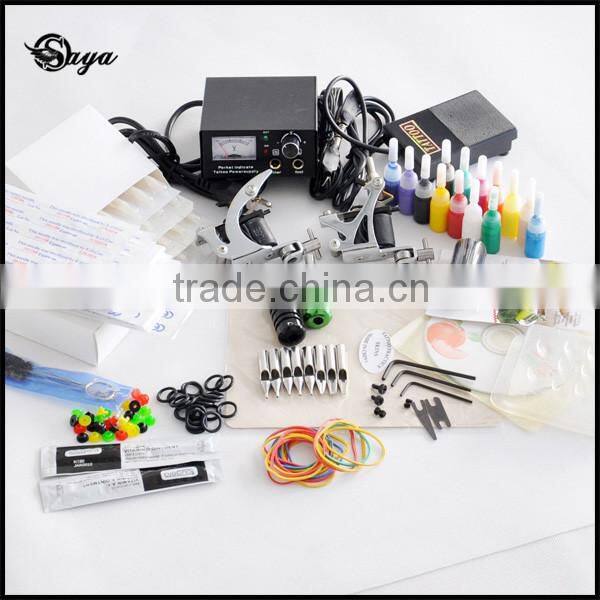 Newest Design Best Selling Cheap Double Guns Tattoo Kit