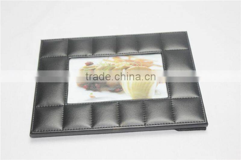 2015 Hot sell luxury high quality square leather photo frame new models
