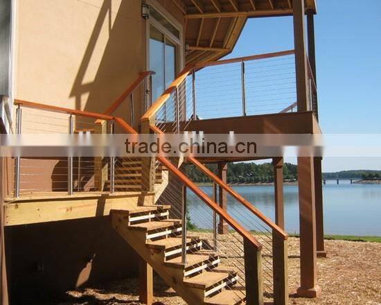 Stainless steel balustrade tension wire railing