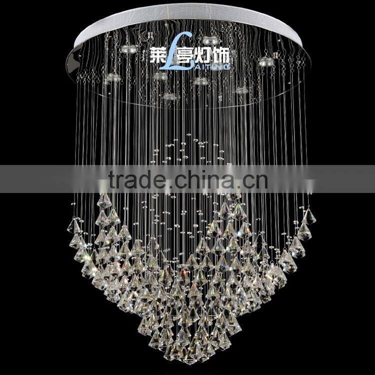 Modern Acrylic Crystal Diamond Chandelier Lustre Boul Diamant 92034