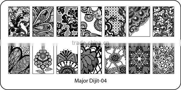 Major 07 hot new nail art plate,2016 nail art plate