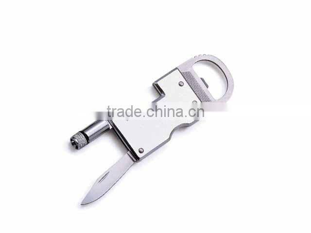 Multi function wine bottle opener with knife for promotional