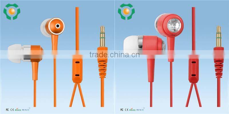 shezhen factory fashion earphone with ROHS approval