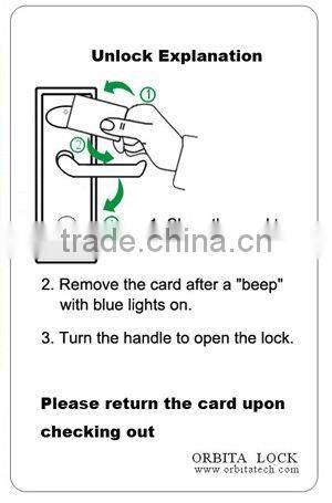 Newly IC card lock for European market