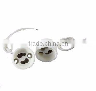 Ceramics GU10 lamp socket,GU10 lamp base,GU10 lamp holder