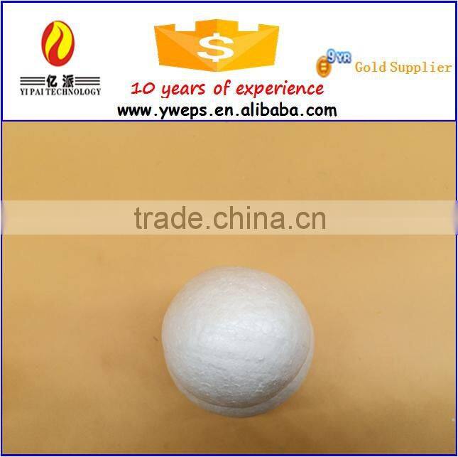 wholesale price white foam craft snowman for christmas ornament and diy for kids