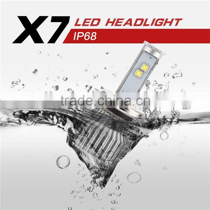 Hot Selling Waterproof Level High H4 Led Headlight p43t in Retail