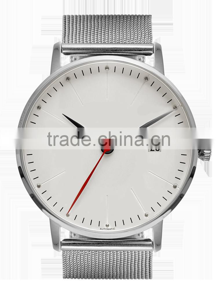 Classic uniform wares minimalist leather watches mens leather watch with japanese movement