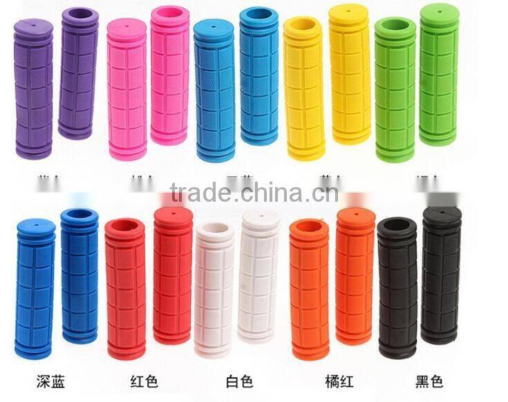 Cycling Fixed Gear Fixie Grips MTB Mountain Bike Bicycle Handlebar Grips Soft Durable Rubber Cycle Parts/bike silicon handlebar