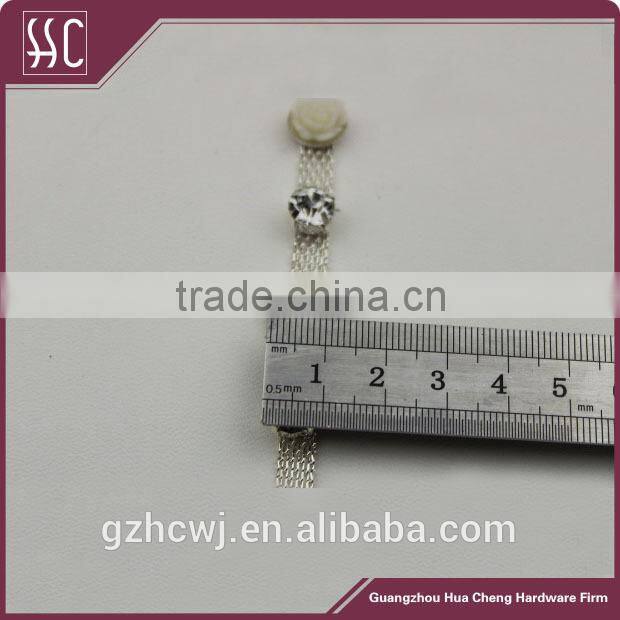 flower metal chain, metal handbag chain, Guangzhou metal chain