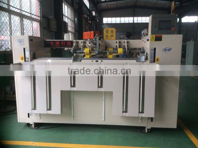 JL-1 corrugated carton box making machine High Speed Double Servo Drive Semi-automatic Stitching Machine