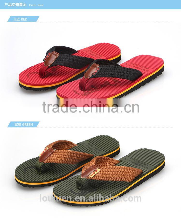 2015 663 LOULUEN Wholesale EVA Men Platform Flip Flop Sandals
