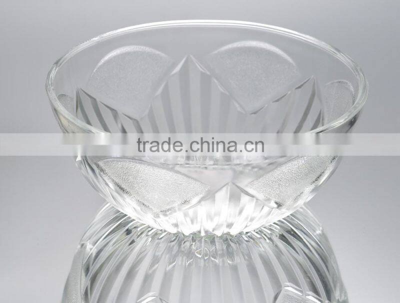 Clear Sunflower Glass Bowls