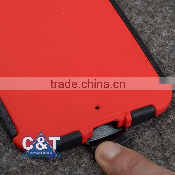 C&T 4 Colors Hybrid TPU Frame 2 in 1 Combo Case For Motorola Moto X2