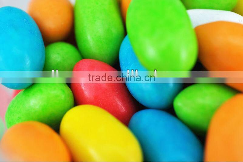 Hot Sell Colorful 9.9kg Olive Shaped Bubble Gum Balls In Jar VBG-G04