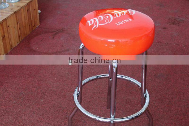 chromed double ring chair frame