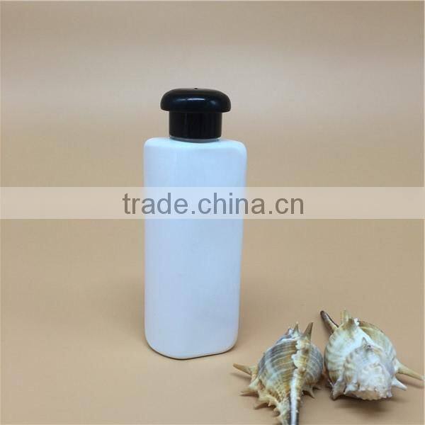 Screen printing high quality 80ml PET plastic bottle with lid for cream boday care