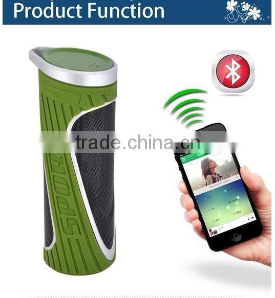 Portable NFC Waterproof Wireless Bluetooth Speaker With Power Bank