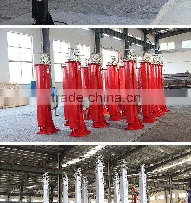 Mobile Telecommunication Tower and Telescopic Antenna Mast