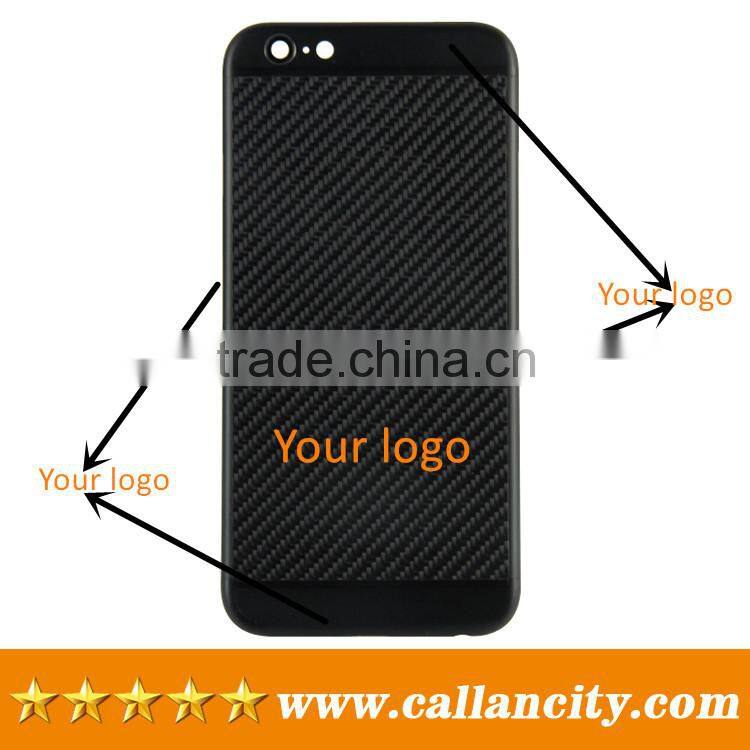 Top quality new carbon fiber for iphone 6 plus housing custom