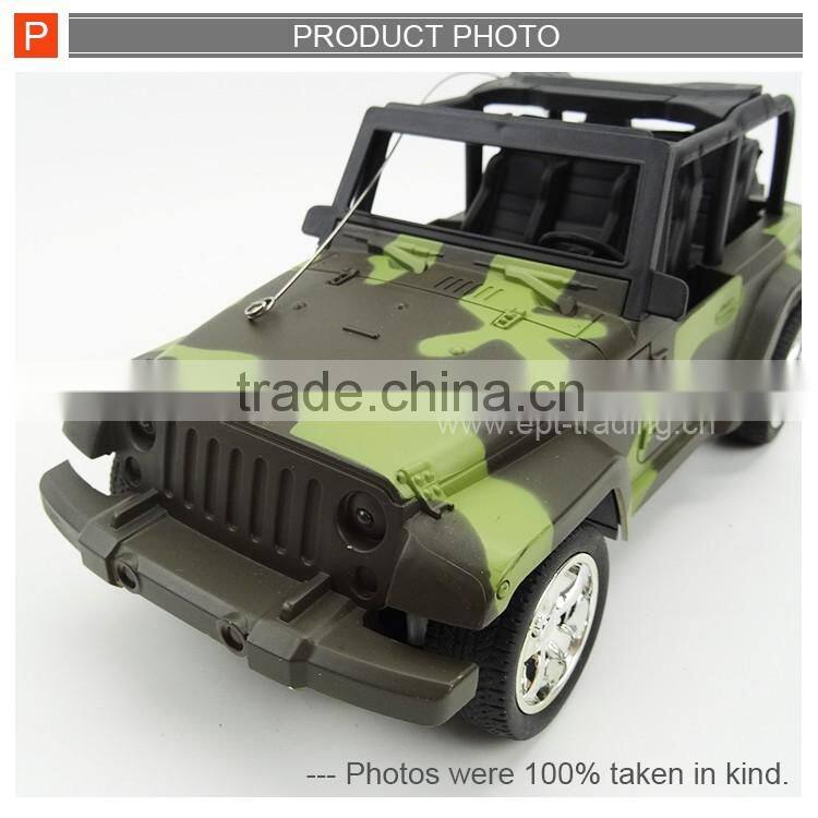 Hot selling 4channels radio control toy rc military jeep
