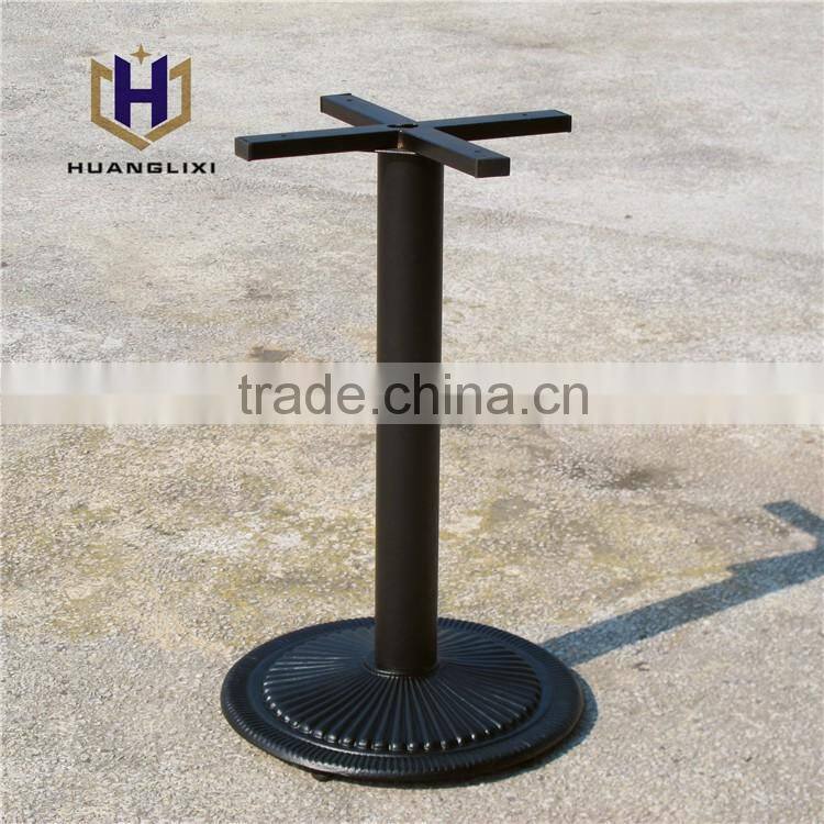 Round wrought iron coffee table legs for sale