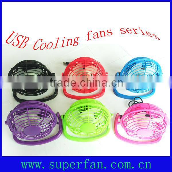 Mini desk fan with USB connection - different colors available