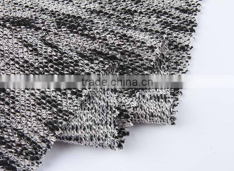 2016 Top quality Latest Style Fashion organic cotton french terry fabric forsweater factory